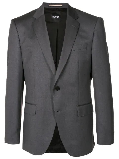BOSS single-breasted fitted blazer