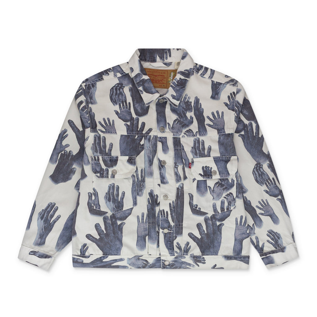 White Levi's Hands Jacket
