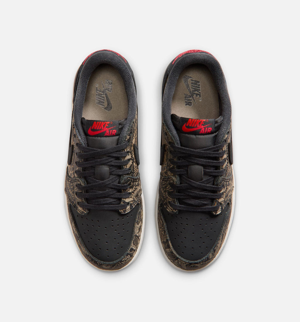 Air Jordan 1 Retro Low OG "Laser" Black and Varsity Red Big Kids' Shoe – Black/Varsity Red/Summit White