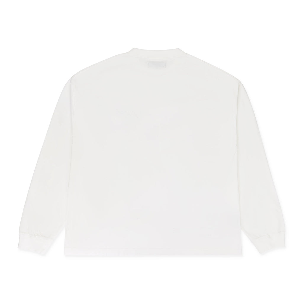 Off White Oversized Long Sleeve T-shirt