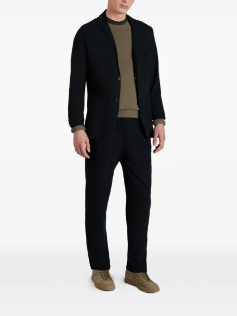 Zanone slim-fit patch-pocket blazer