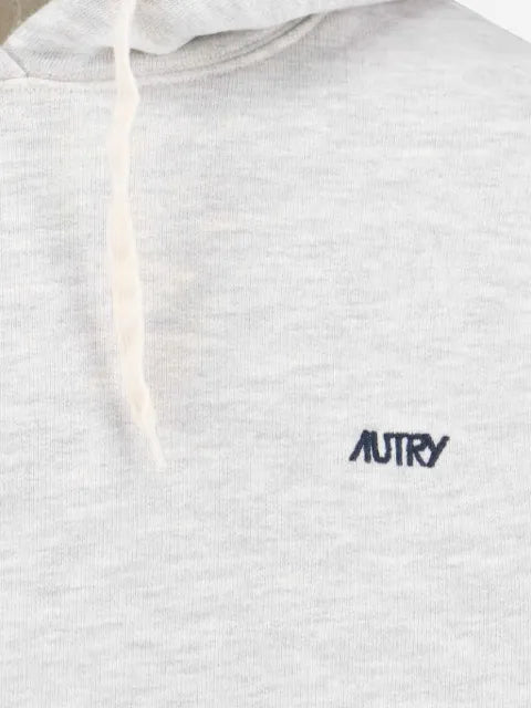 Autry logo-embroidered drawstring hoodie