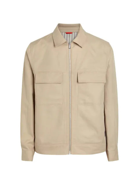 PS Paul Smith cotton-linen zip overshirt