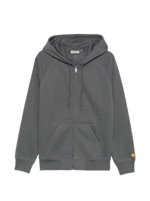 Carhartt WIP Chase logo-embroidered zip-up hoodie
