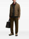 Moncler Oise diamond quilted short down jacket