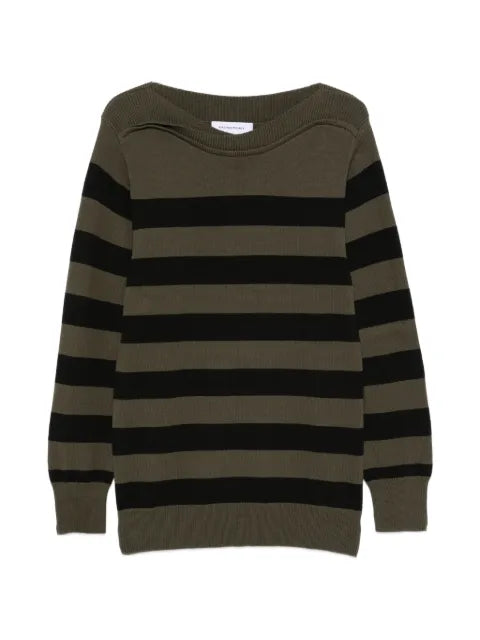 Kiko Kostadinov striped boat-neck sweater