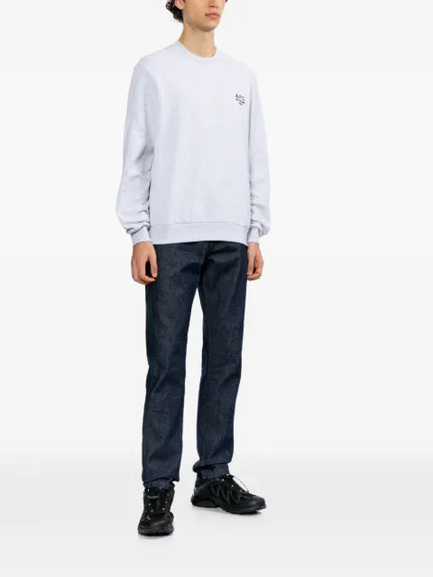 A.P.C. logo-embroidered sweatshirt