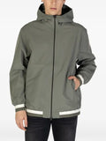 Replay hooded zip-up jacket