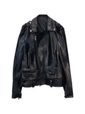 Salvatore Santoro leather biker jacket