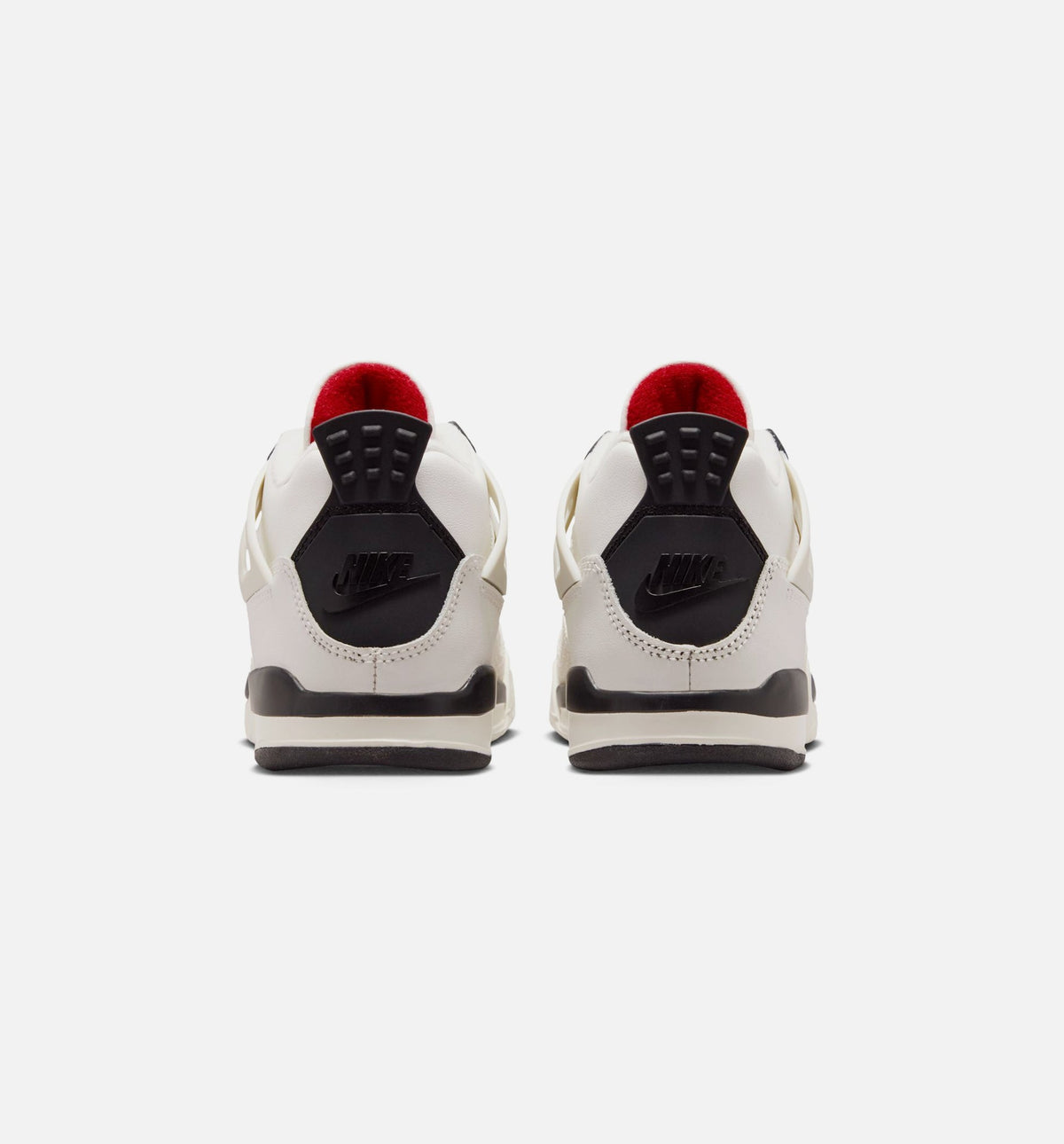 Air Jordan 4 Retro 'Flight Club' Preschool - Sail/Black/University Red