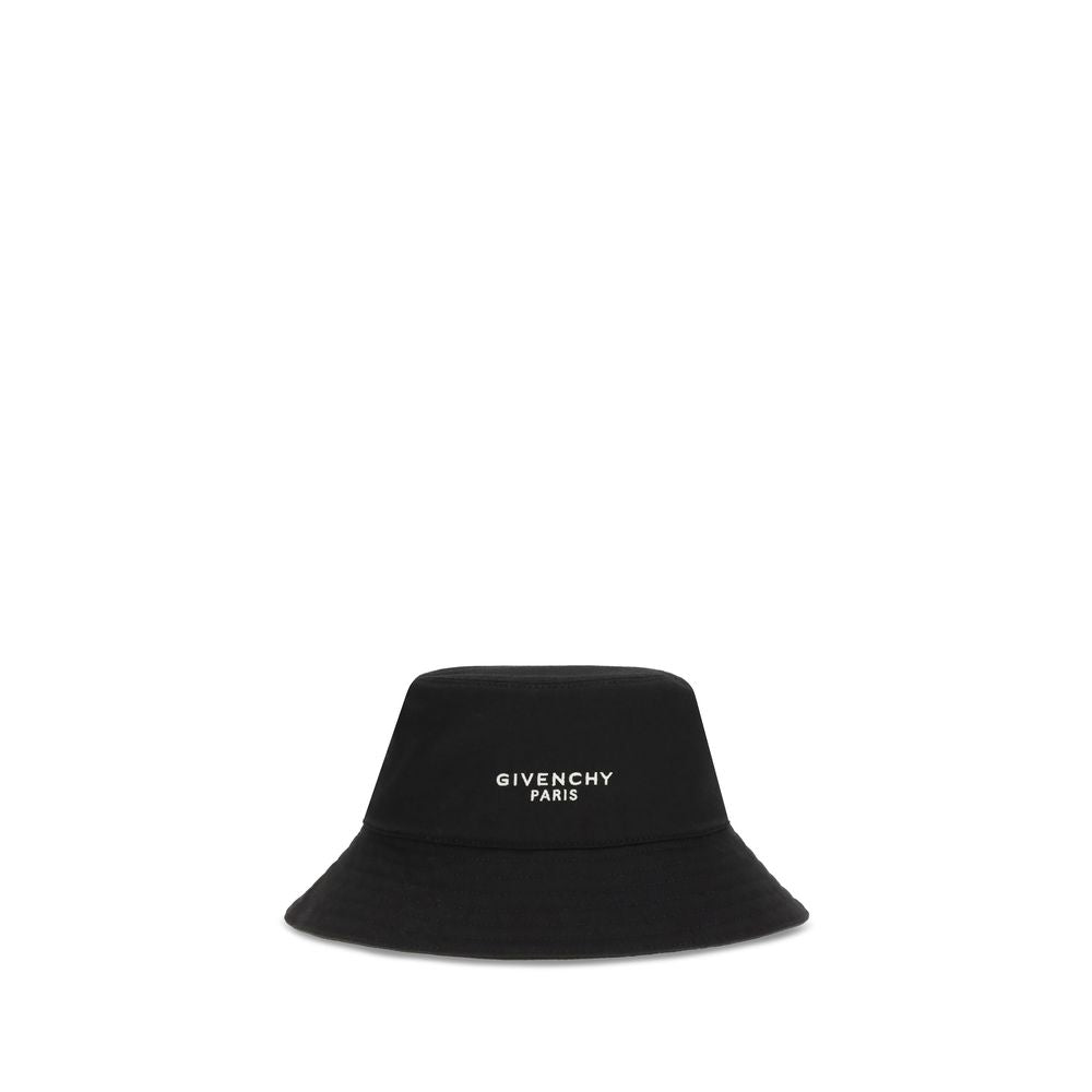 Givenchy Black Cotton Bucket Hat