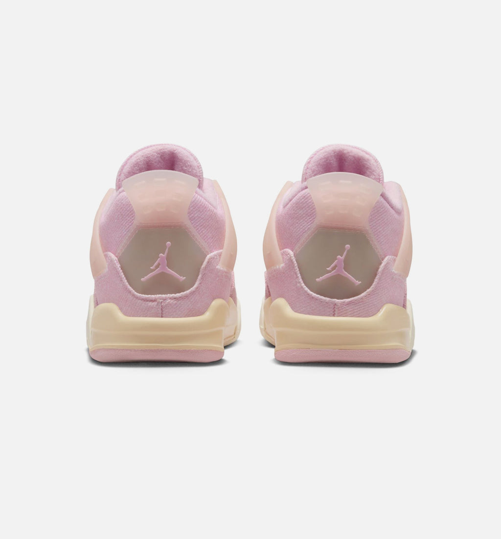 Air Jordan 4 Retro Pink Pearl and Iced Carmine Infant/Toddler Lifestyle Shoe
