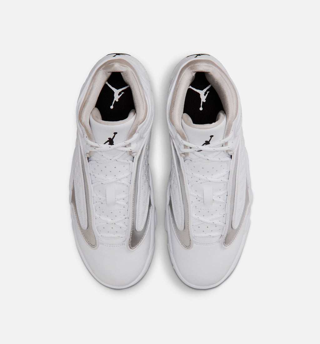 Air Jordan OG Women's Sneakers - White / Black / Metallic Silver