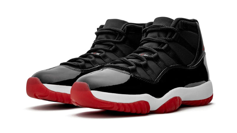 Air Jordan 11 Retro 'Bred' 2019 – Black & Varsity Red High-Top AJ11 with Patent Leather & Icy Concord Sole