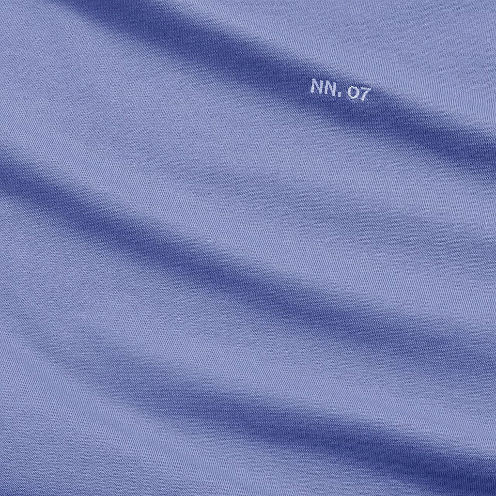 NN07 Adam EMB T-shirt: Stone Blue