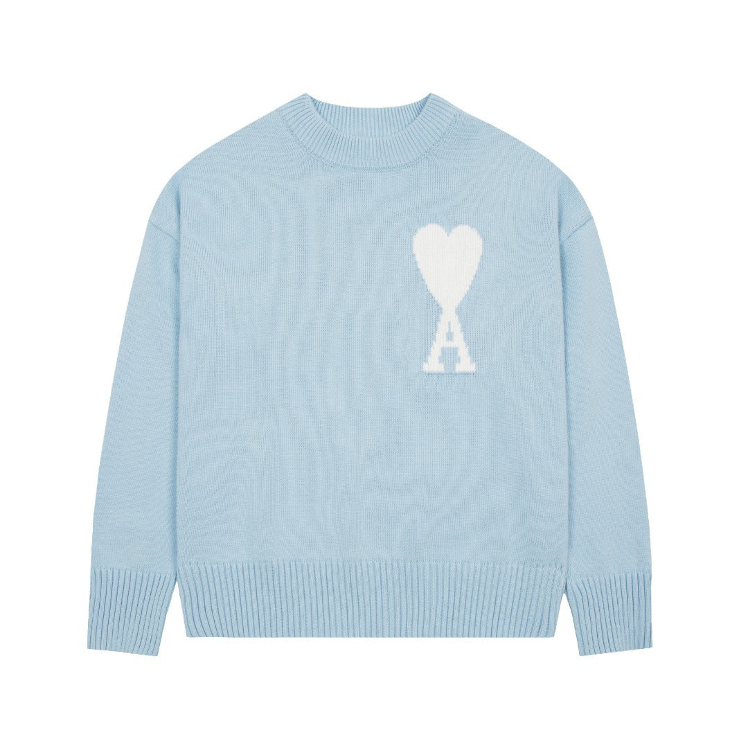 HEART SWEATER BABYBLUE (UNISEX)