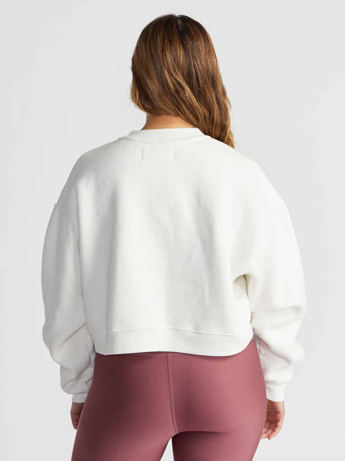 PERRY CROP IVORY CREW
