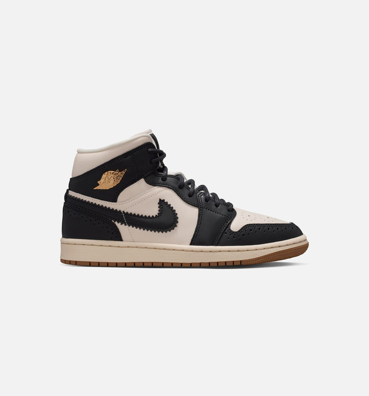Air Jordan 1 Mid SE Women's Lifestyle Shoe - Off-Noir/Chalk/Pearl White