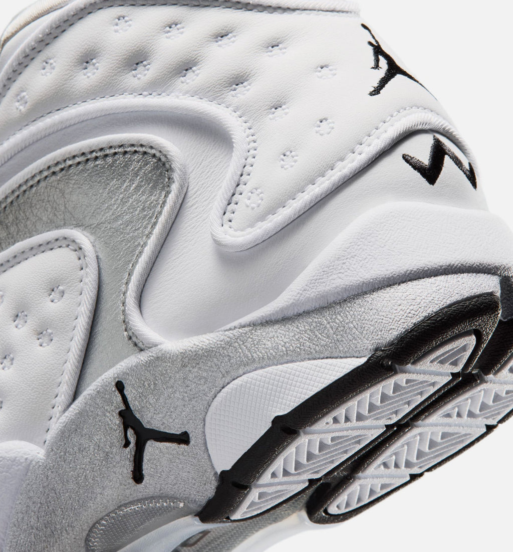Air Jordan OG Women's Sneakers - White / Black / Metallic Silver