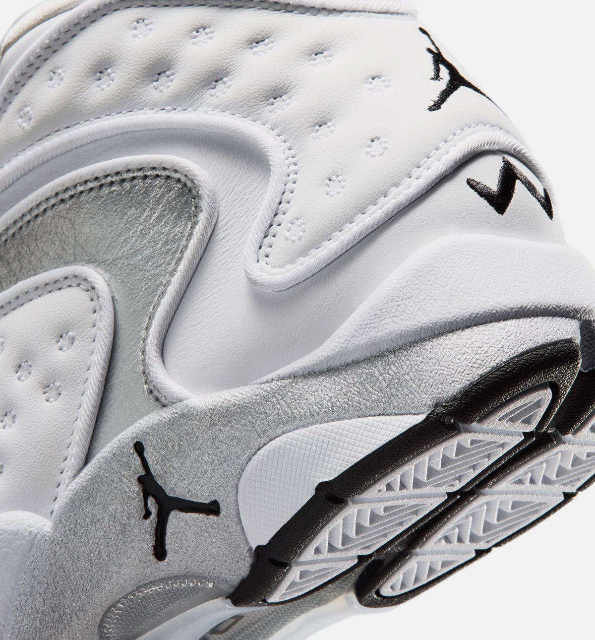 Air Jordan OG Women's Sneakers - White / Black / Metallic Silver