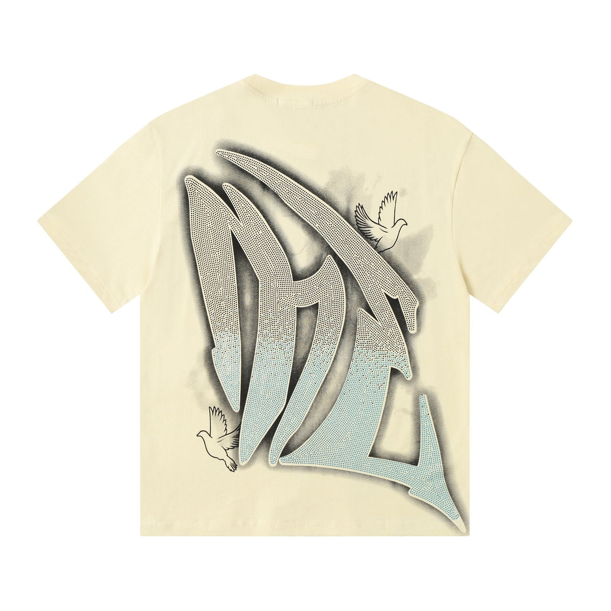 MIXED EMOTION Dove Angel Graphic Short-Sleeve T-Shirt