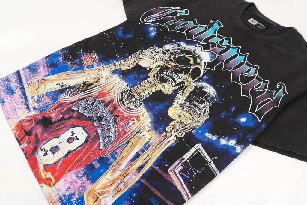 Godspeed Washed Black Graphic T-Shirt