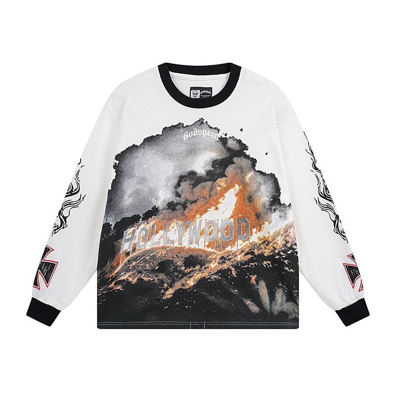 Godspeed Hollywood Graphic Long-Sleeve T-Shirt