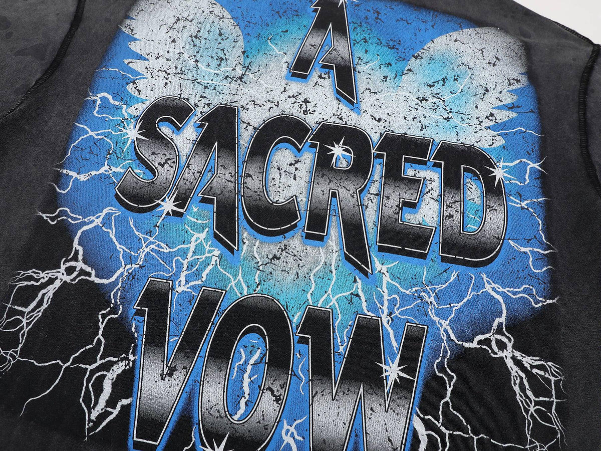 FIRST ROW A Sacred Vow Wing Graphic T-Shirt