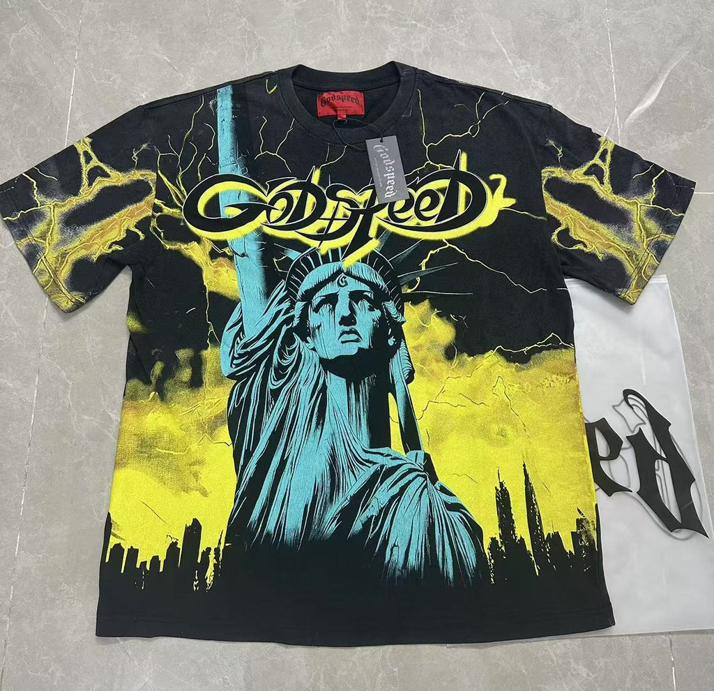 Godspeed Out of Many One Graphic T-Shirt