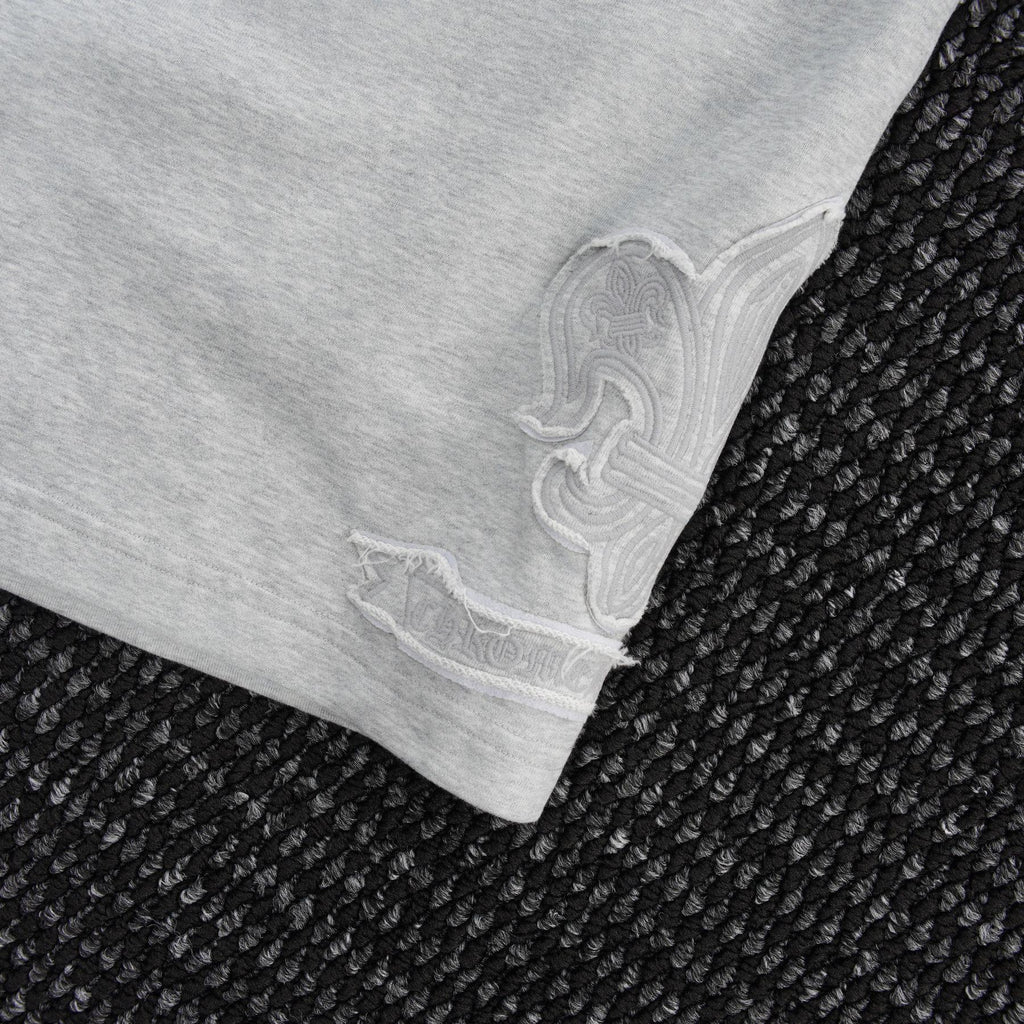Chrome Hearts Tonal Sanskrit Cross Embroidered Shorts