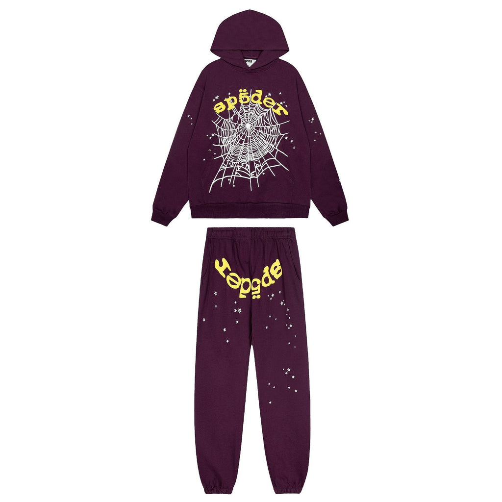Sp5der Spiderweb Star Graphic Hoodie & Sweatpants Set