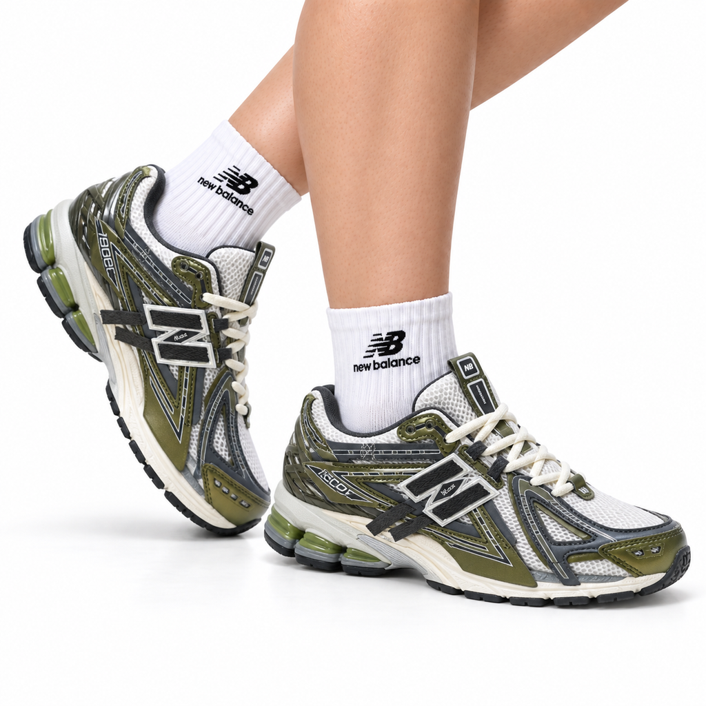 New Balance 1906A Retro Running Shoes – Olive Green