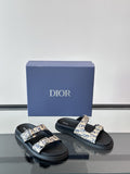 Dior Men's Double-Strap Slide Sandals