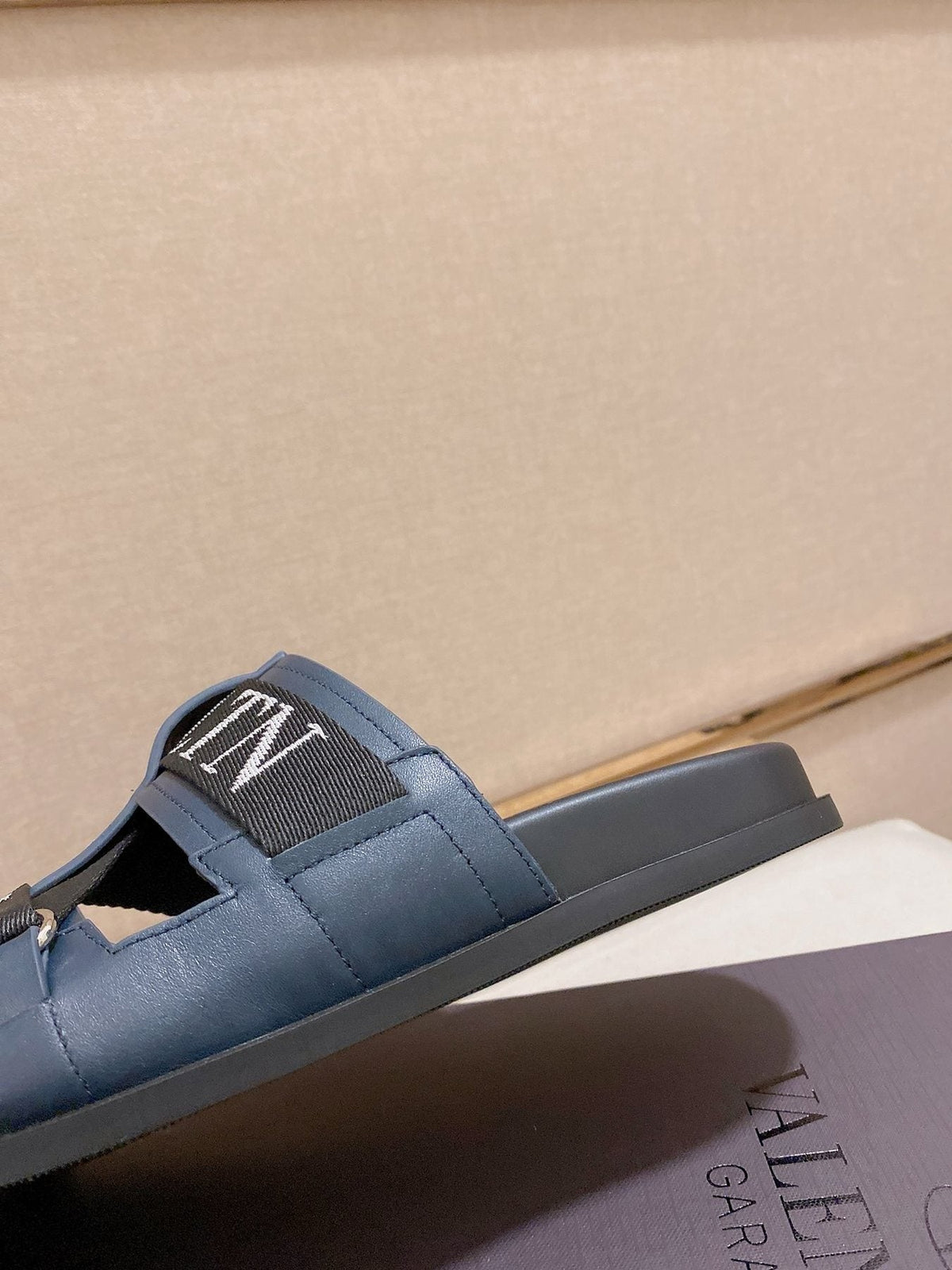Valentino VLTN Strap Slide Sandals