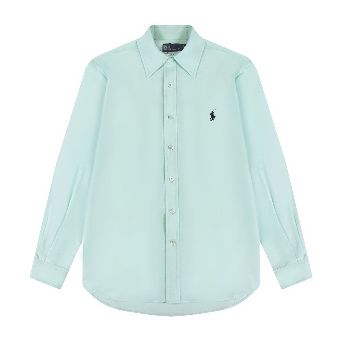 Ralph Lauren Embroidered Cotton-Blend Slub Linen Long-Sleeve Shirt