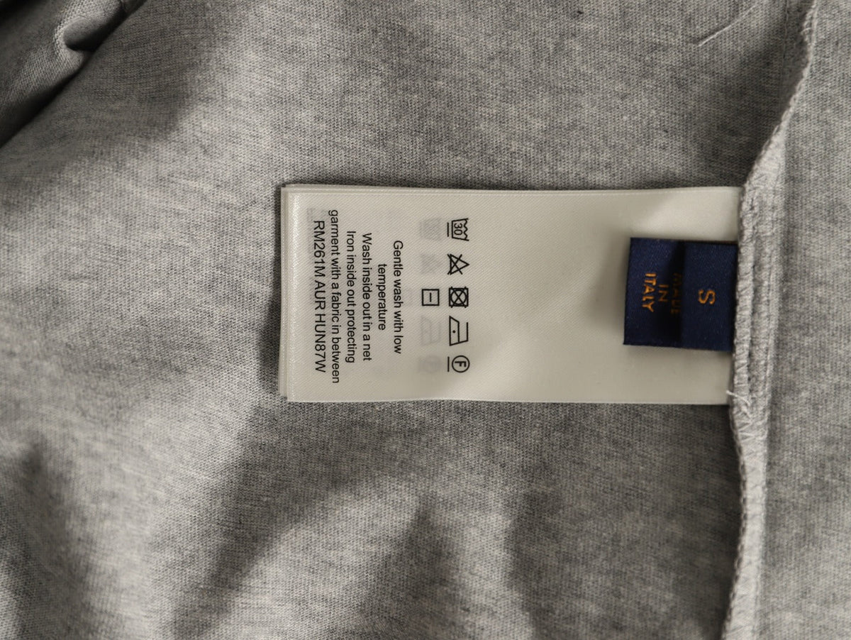 Louis Vuitton Gray LV Monogram Allover-Print T-Shirt
